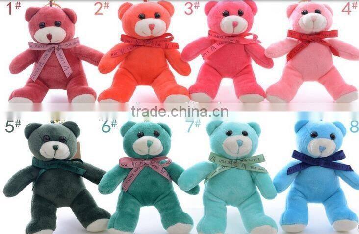 Teddy Bear Keychain/Plush Bear Keychain/Mini plush teddy bear keychain