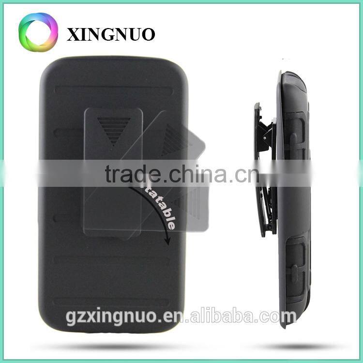 Belt Clip with Kickstand Bumper Case for Kyocera Hydro Icon C6730 Hydro Life C6530