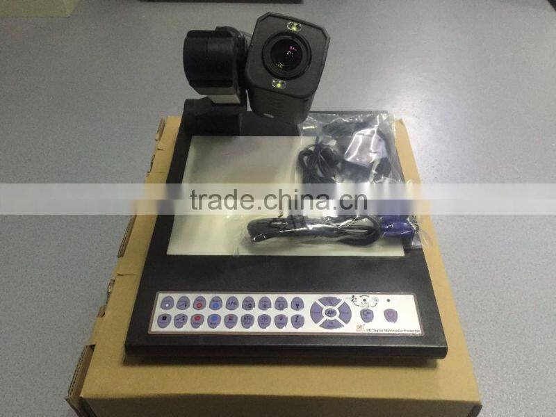 Foldable A4 paper portable document camera high definition digital visualizer with VGA interface