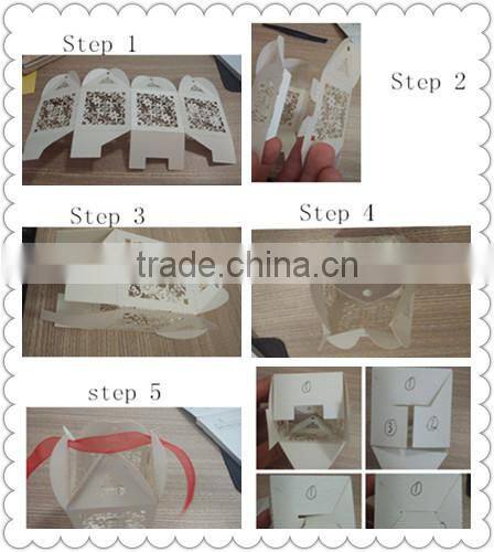 laser cut paper craft light 3D star