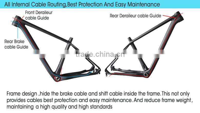 2014 professional carbon mountain frame 29er carbon MTB 29er frame