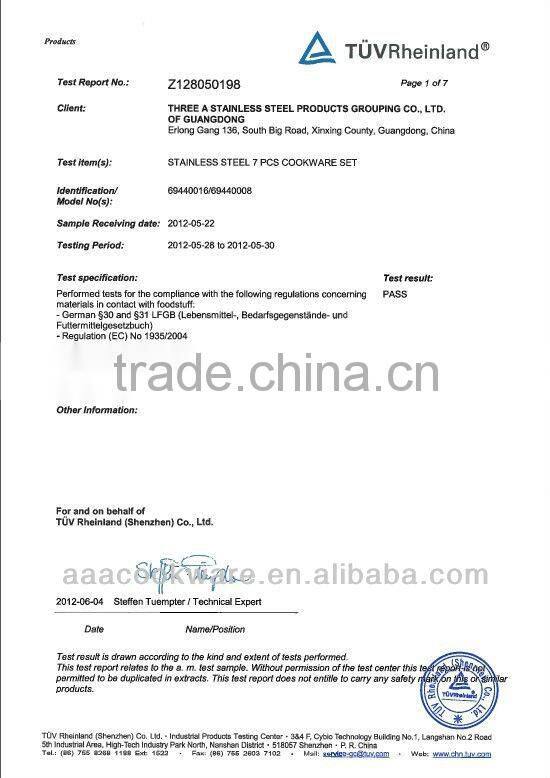 12Pcs 304 Stainless Steel Cookware Sets