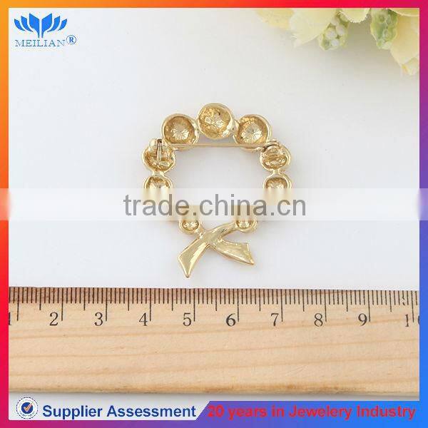 Fashion Rhinestone Brooch With Chain