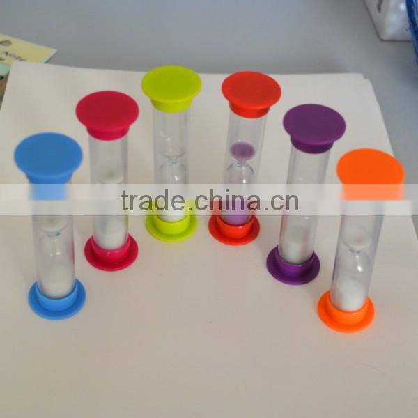 Plastic Sand Timer, 1 Minute Hourglass, 2 Minutes Sand Clock, 3 Minutes Sand Watch