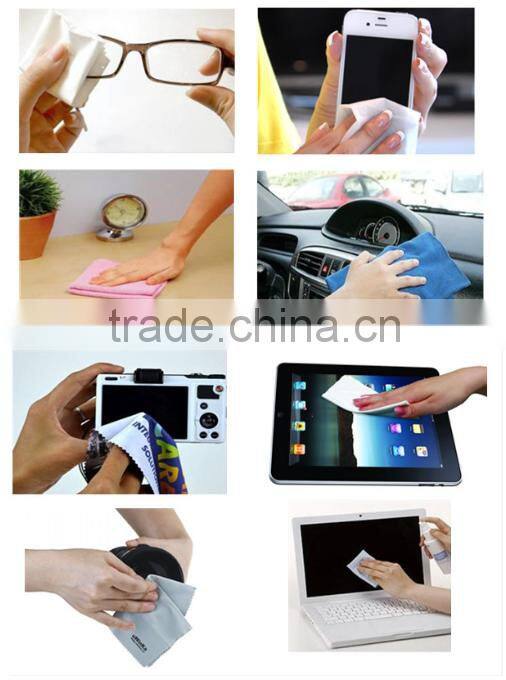 microfiber glasses cloth, polyester microfiber fabric