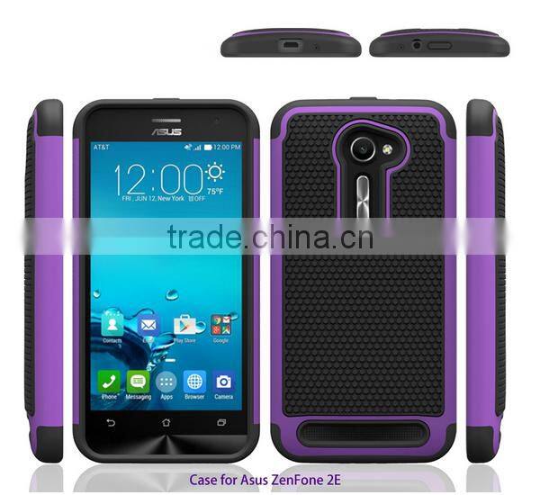 Keno Football Silicone + PC Heavy Duty Combo Shockproof Cover For Asus ZenFone 2E 2 ZE500CL Case