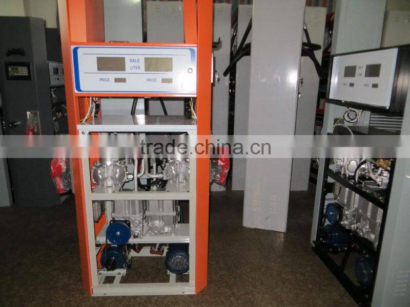 Cowell fuel dispenser for sale with 2 flow meter 2- pump 2-nozzle