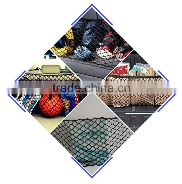 Black Cargo Luggage Net Behind Car Seat