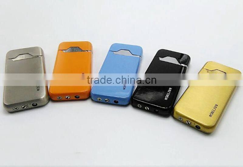 Metal fashion refillable cheap wall mounted cigarette usb electronic lighter