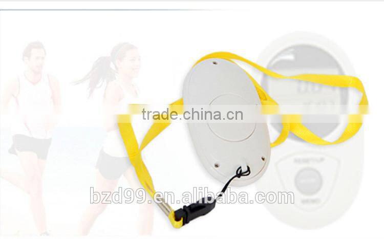 New Multi-functional Digital Porket Walking 3D Pedometer with 12/24 Time System and 7days Memory Pedometer /OEM/ODM Manufacturer