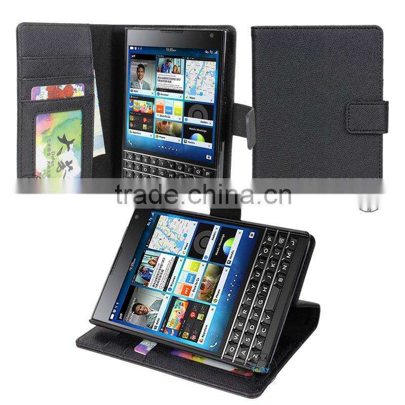 Stylish Flip Leather Case For BlackBerry Q30 Wallet Case For BB Q30 Case