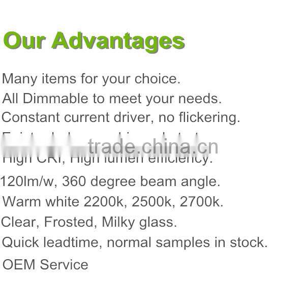 230V Sapphire Substrate 4W Dimmable Filament led bulb B22, LED Candle Bulb B22 B15