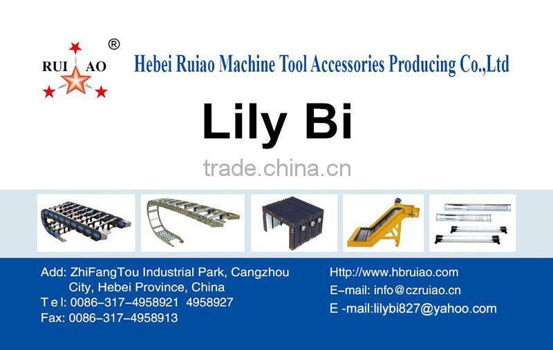 high speed cnc cable chain flexible plastic cable carrier energy chain made in china bridge type cable wire tracks