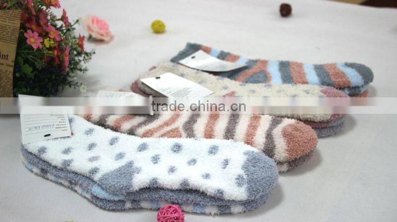 warm polyester socks/cozy socks