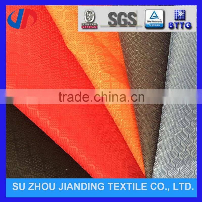 Polyester Waterproof 210d Diamond Dobby Oxford Fabric For Sport Bags