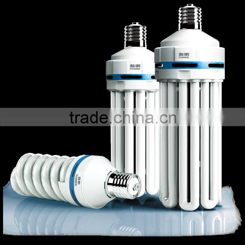 u shape 95w E40 energy saving lamp factory with American and EU standard
