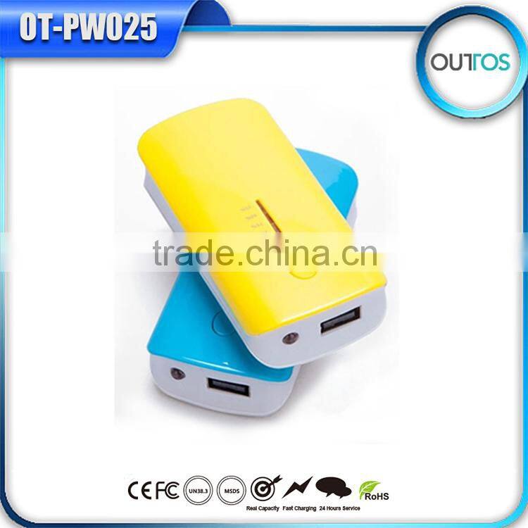 Free logo printing power bank mobile charger 5200mah