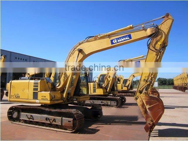 used japan made komatsu PC120-6 hydraulic cheap excavator