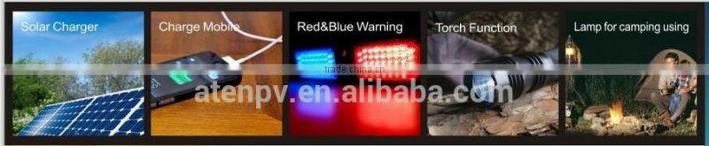 multifunction solar flash light