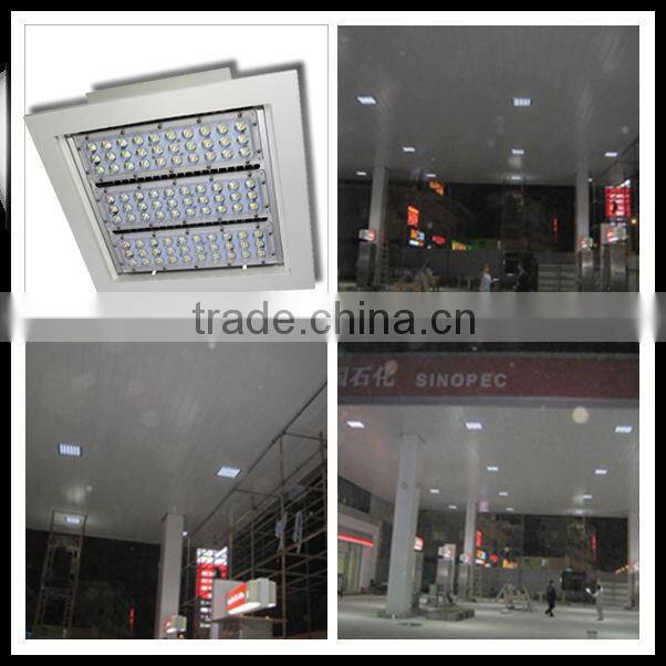 100w 120w 150w high lumen 130lm/w led canopy light for gas station