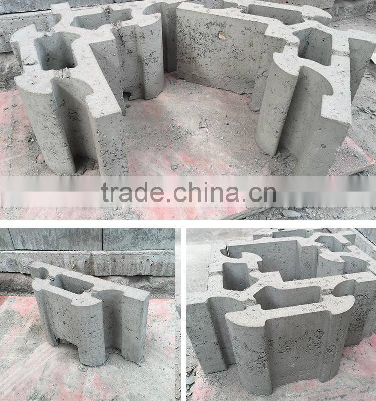 Special beautiful mold interlocking compressed earth block machines