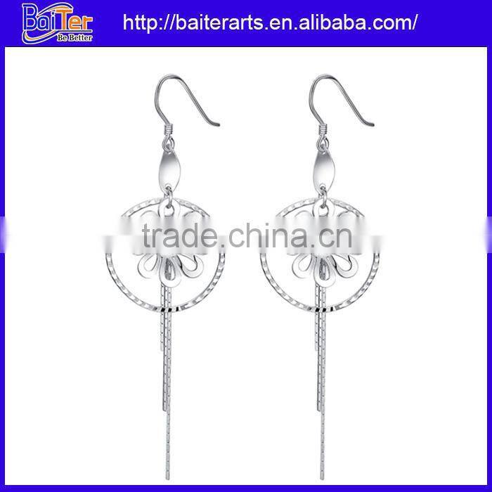 New Design ! Wholesale Jewelry Fashion Pearl 925 Sterling Silver Leverback Earrings
