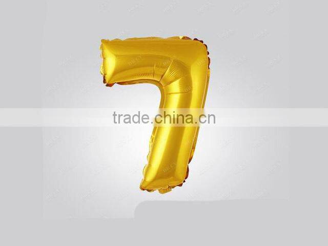 16 inches Foil number balloon,alphabet Balloons