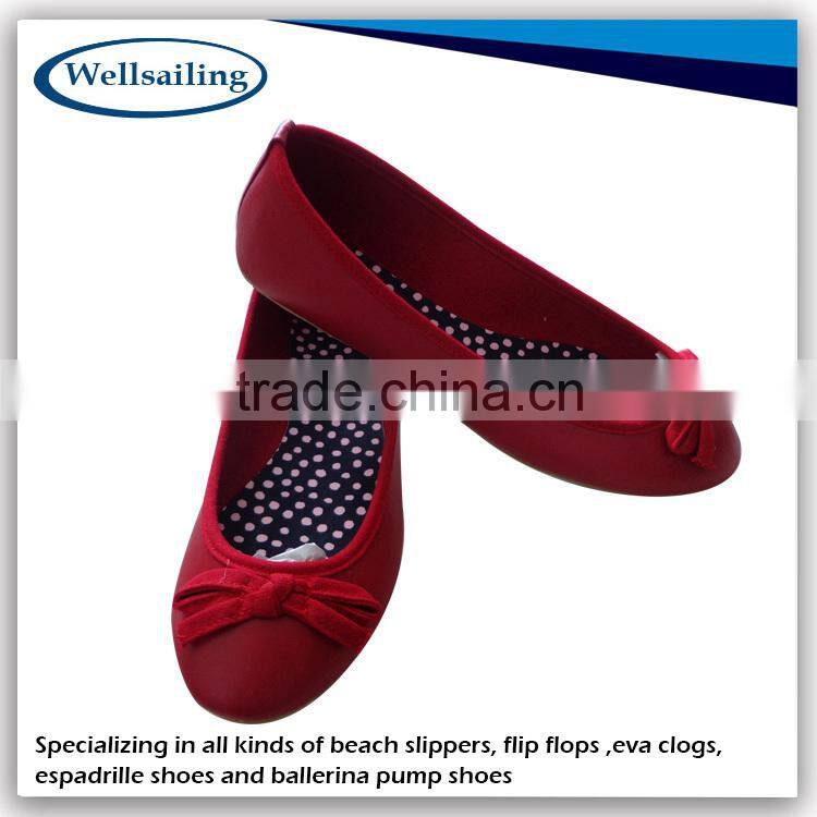 Beautiful design rollable women fashion ballerina shoes,ladies ballerina shoes