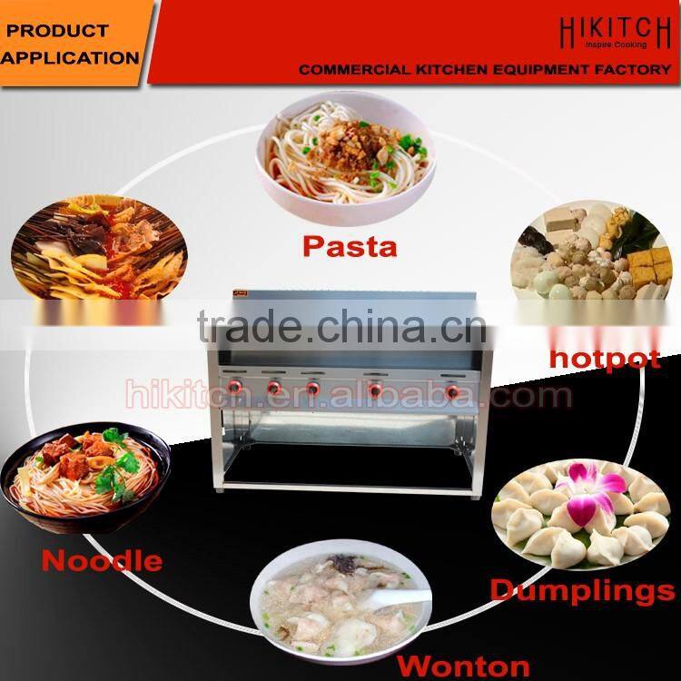High Efficiency 6 baskets Pasta Cooker with Oden Maker