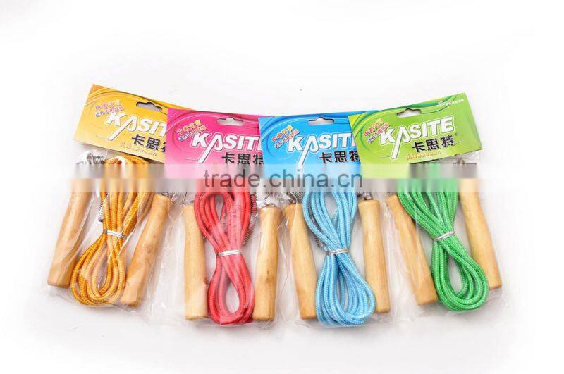 high quality crossfit wooden jump rope / skipping rope fitness