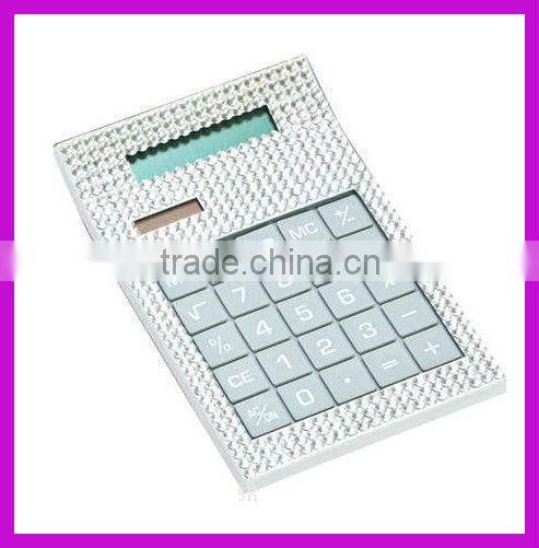 School hot selling rhinestone solar calculator for students BY 1859
