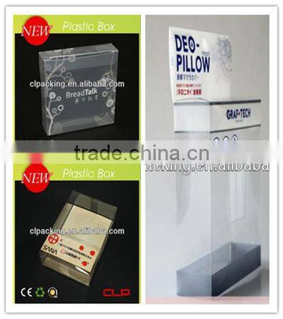 2013 new clear custom pp twill plastic shoe box for boxing shoes