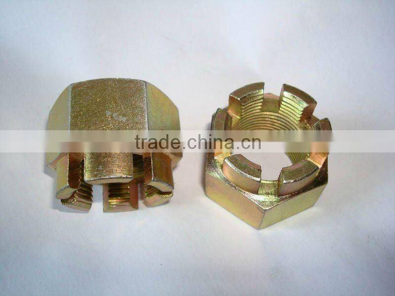 Hex Slotted Nut