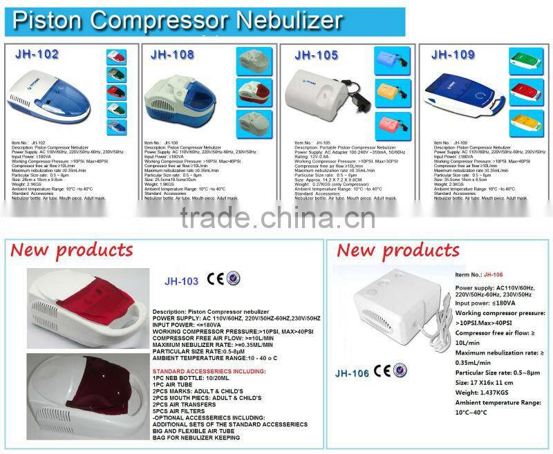 Hospital Medical fashionable design compressor walmart nebulizer machine