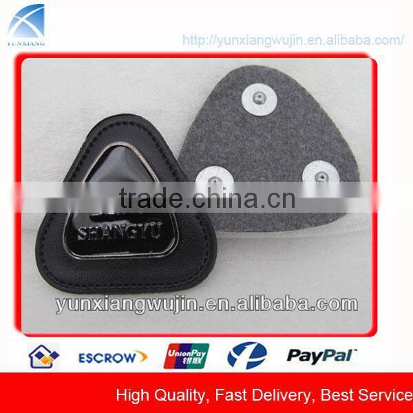 CD8227 New Custom Design Metal Leather Labels for Jeans