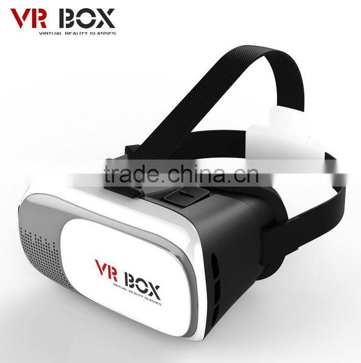 High quality and Best Price VR BOX 2 New Version for 3.5-6 phones 3D Helmet Glasses