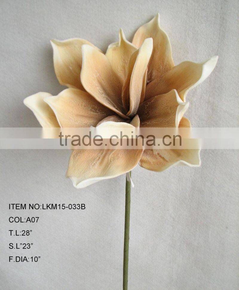 Artificial Flower 28" Artificial Eva Flower lotus Succulent Stem