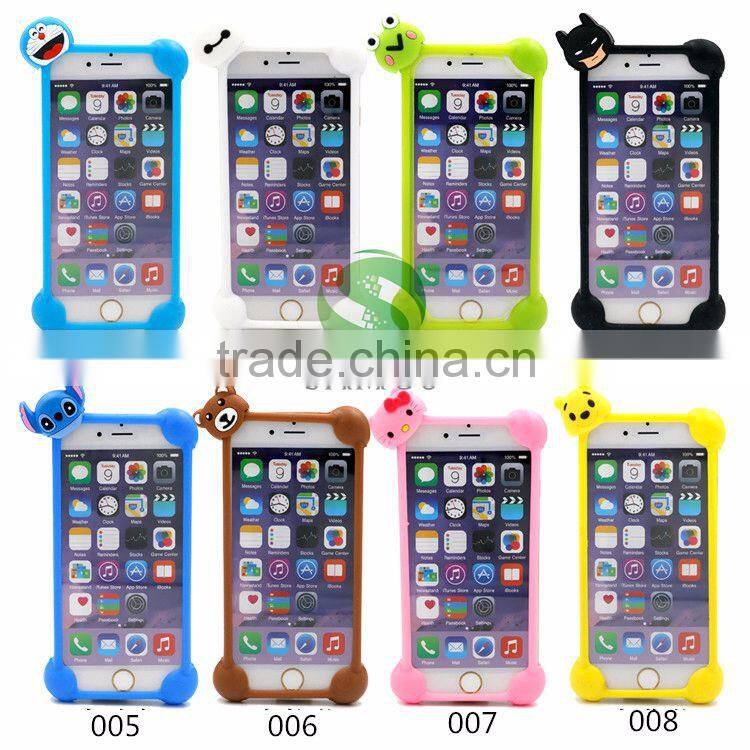 Samco Cute Doraemon Universal Silicone Frame Bumper Cover Case for Vivo Y51