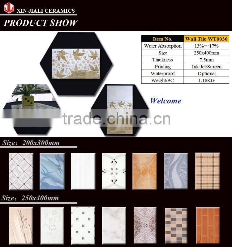 250x400mm WT0030 New Design Exterior Wall Tile