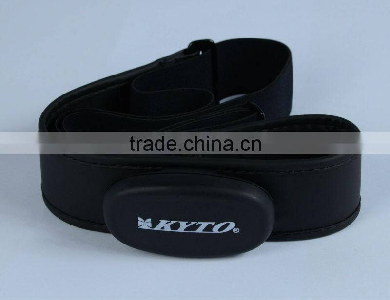 KYTO bluetooth heart rate chest belt/ Textile strap with bluetooth heart rate transmitter clip