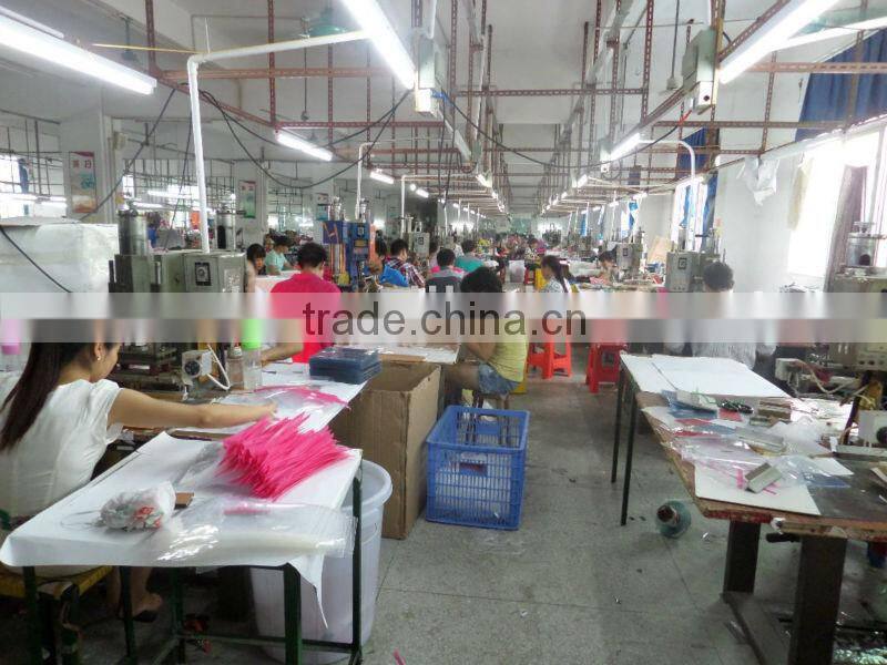 glitter with pvc cosmetic bag