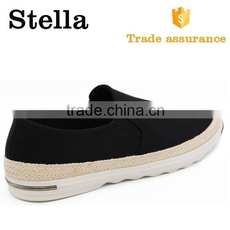 Classical black men slip on sneaker
