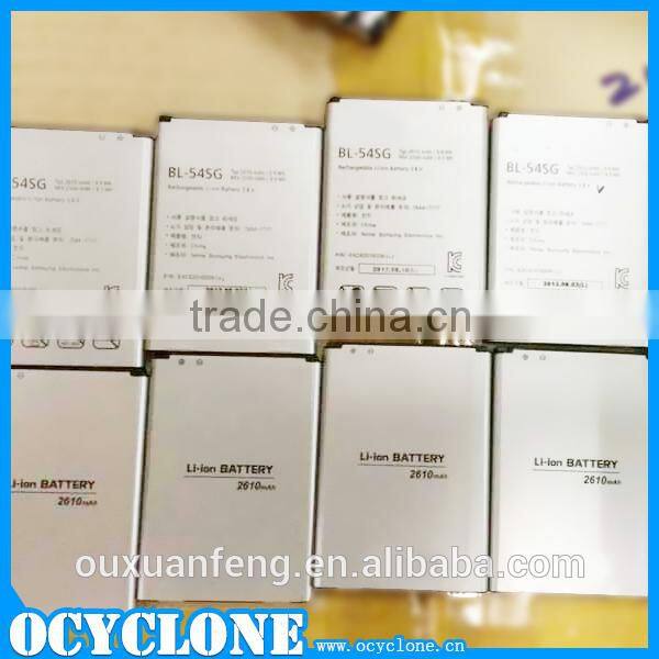 Genuine Mobile Phone Batteries BL54SG For LG F300 F320slk 2610mah