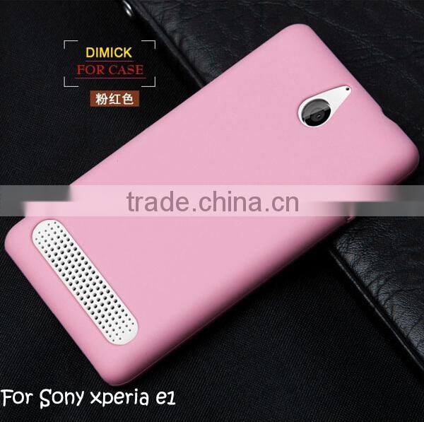 Frosted Matte Skin Hard Plastic Case For Sony Xperia E1