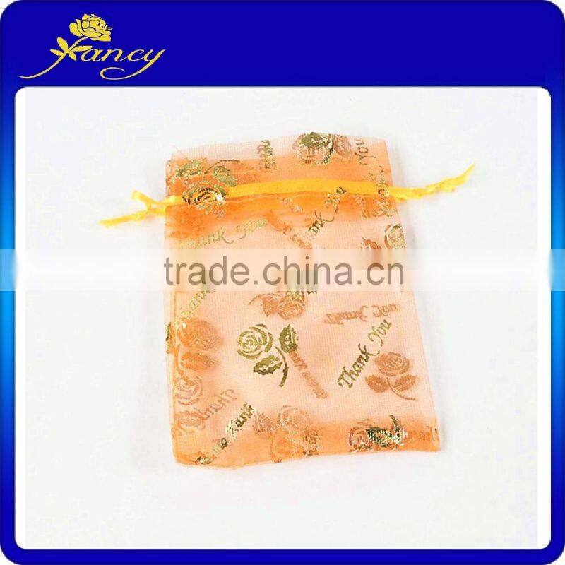 High Quality Custom Printed Organza Bag, Organza Jewelry bag