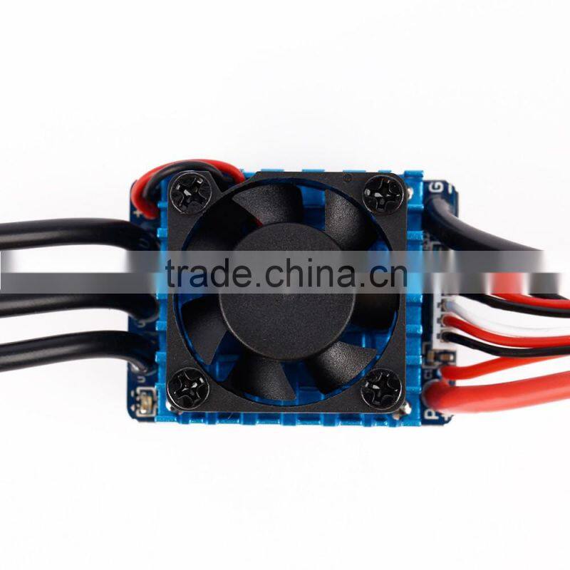 3650 4370KV Slot Sensorless BL Motor with 45A Brushless ESC for 1/10 RC Car Truck