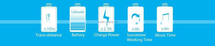 Premium bluetooth wireless headphones with built in microphone and noise cancelling hands free talk