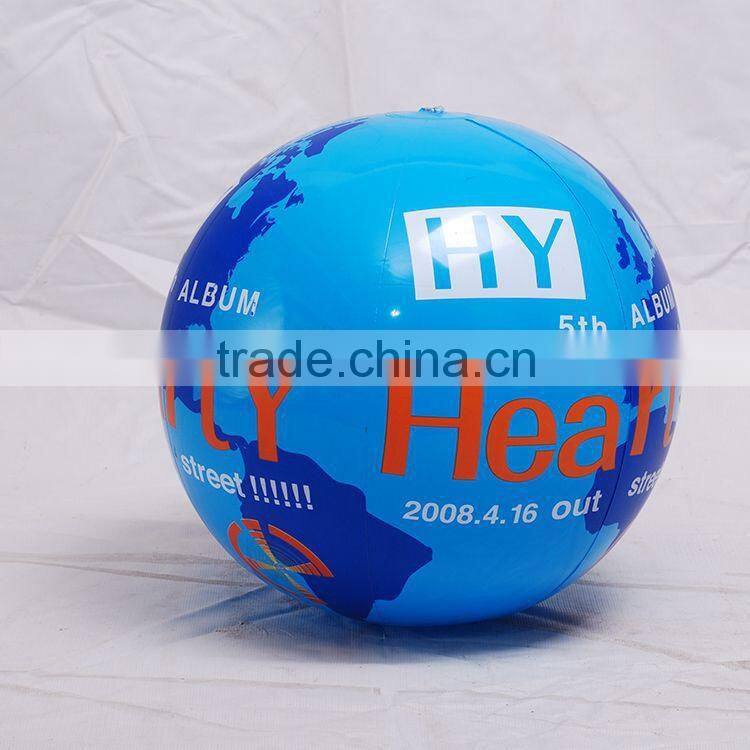 trancparent 30cm free phthalates pvc whole beach ball