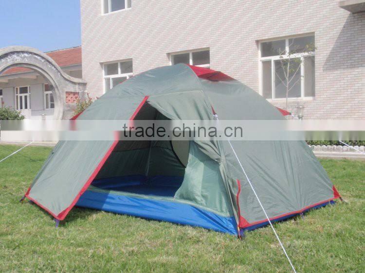 Double Layers and Fiberglass Pole Material family tent