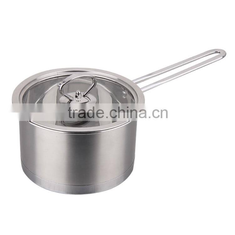 3 pieces of Stainless steel square stock soup pot set